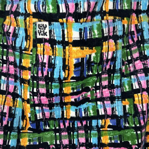 Lucy And Yak Original Dungaree Size 24 R Colorful Vinci Organic Cotton Corduroy - Picture 4 of 10